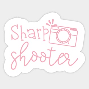 Sharp Shooter Camera Photography Sticker